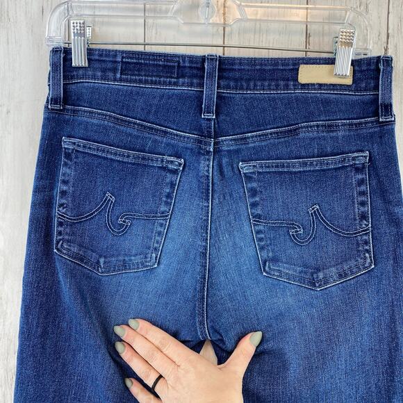 Adriano Goldschmied 4 Years Deep Willow Blue Farrah Skinny Ankle Jeans Size 26R - Picture 6 of 13